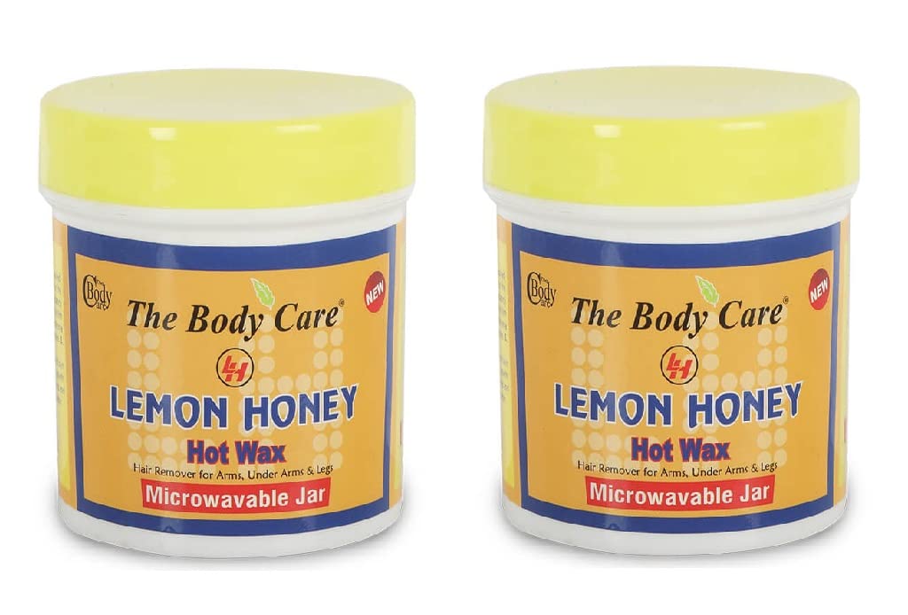 The Body Care Microwavable Wax-Lemon Honey Hot Wax 200 gm Each, Pack Of 2