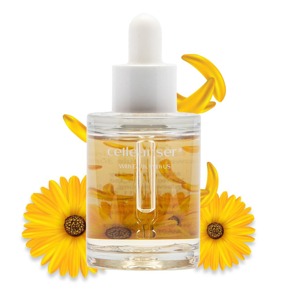 CelleanserReal Ampoule 100% One Ingredient Extract Water for Facial Skin Care 30ml / 1.01 fl.oz (Real Calendula Officinalis Flower Ampoule)