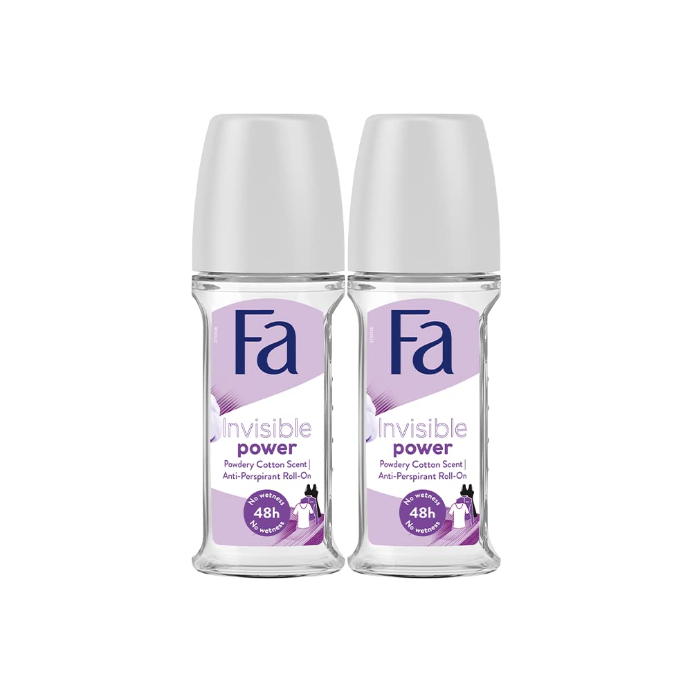 Fa Roll On Invisible 50ml, Pack of 2