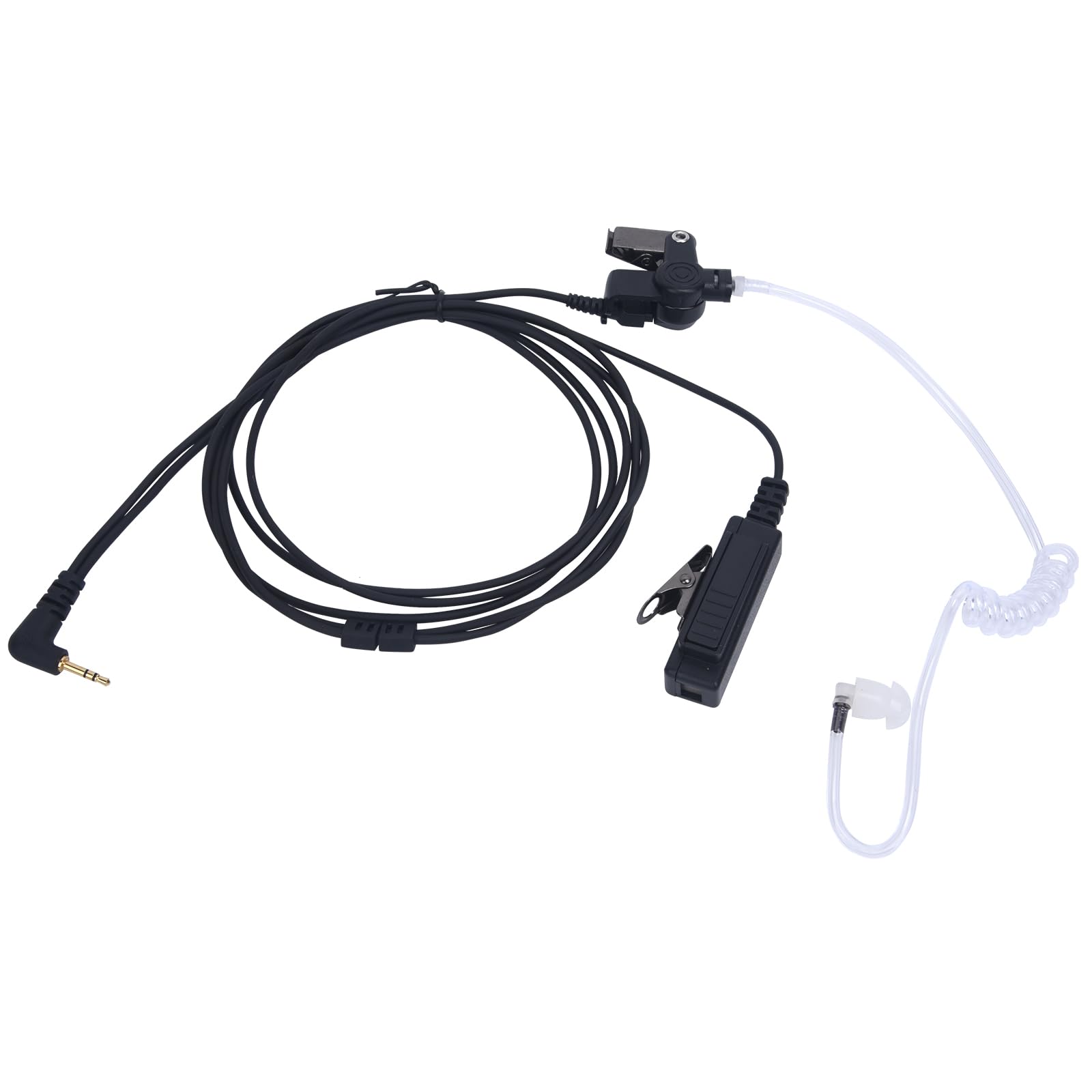 TC-320 Walkie Talkie Earpiece 2.5mm 1 Pin Acoustic Tube Ear Piece with PTT Mic for Motorola Talkabout T200 T210 T260 T600 T800 Hytera HYT TC-310 TC-320 Garmin rino 650 750 755 Two Way Radio