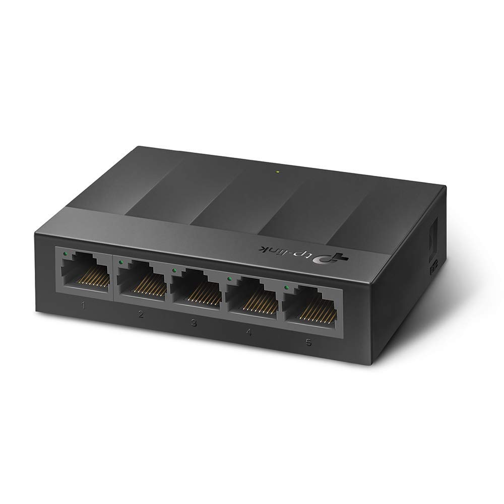 Tp-Link Litewave 5 Port Gigabit Ethernet Switch | Desktop Ethernet Splitter | Plastic Case | Unshielded Network Switch | Plug & Play | Fanless Quiet | Unmanaged (Ls1005G)