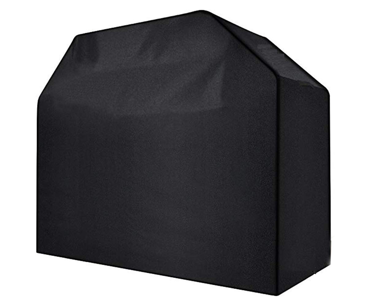 SKEIDOWaterproof Heavy Duty Gas BBQ Grill Cover, Weather-Resistant Polyester 170x61x117cm Black