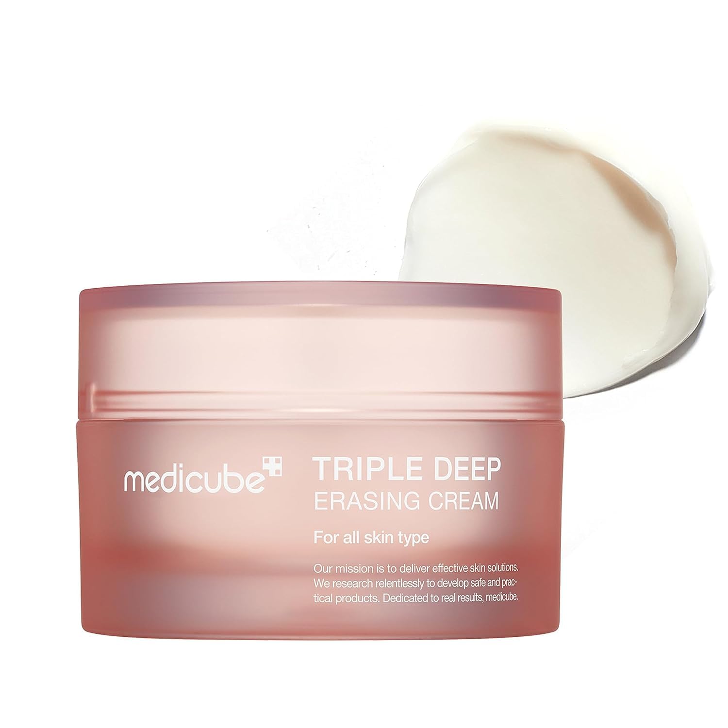 MedicubeTriple Deep Erasing Cream || A slugging-worthy Collagen cream gives dewy & glowy skin | Inner hydration +3.5% & Outer hydration +11% |Hyaluronic Acid, Collagen Cica | Korean skincare