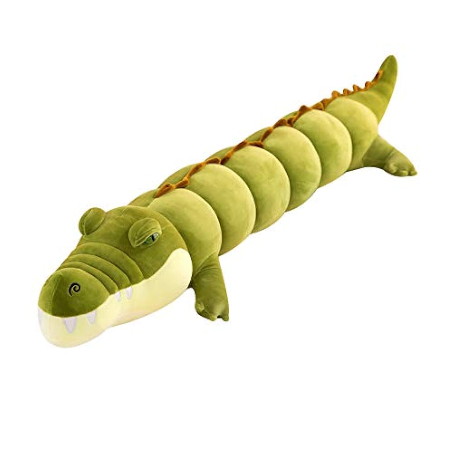 bsd gifted Plush Jungle Toy, 80cm Crocky The Crocodile Green Plush Animal Toy Soft Pillow Huge Stuffed Animals Doll Cushion Stuffed Toy Throw Pillow Great Gift for Children Boys Girls Room Decoration