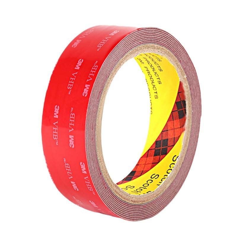 3M Heavy Duty Double Sided Tape, Double Sided Tape, 2 Pcs High Adhesion Moisture Resistant Waterproof Practical Stable Portable Tape, Suitable for A Variety Of Scenarios