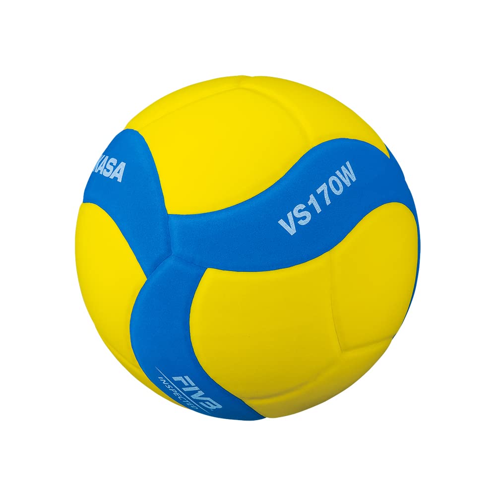 MIKASAUnisex - Adult VS170W-Y-BL Volleyball, Blue, 5