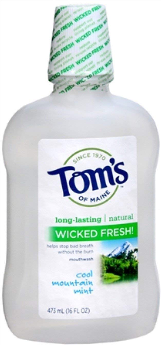 Tom's of MaineWicked Fresh! Mouthwash Cool Mountain Mint 16 Oz Clear