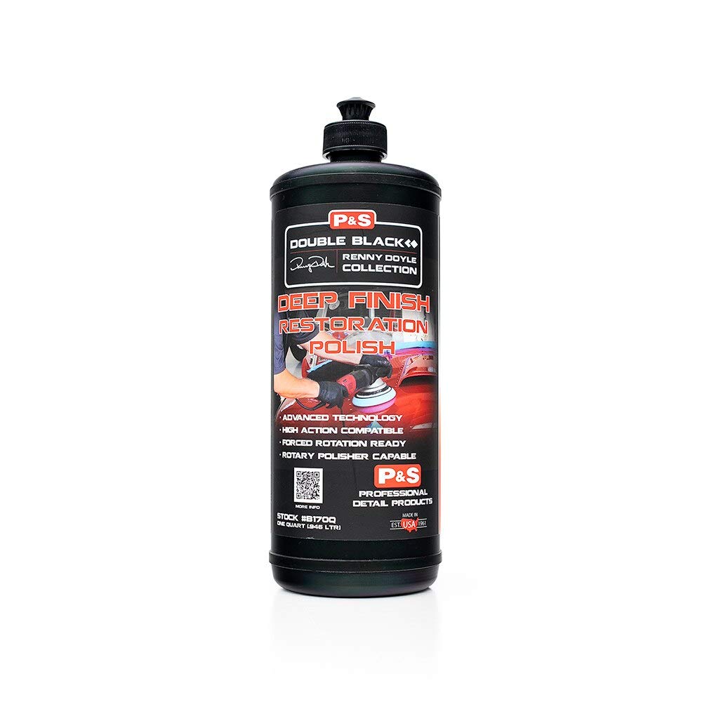 P & S PROFESSIONAL DETAIL PRODUCTSDeep Finish Restoration Polish - Paint Perfecting Polish, Rotary Polisher Capable, Eliminate Swirl Marks, Restores & Brightens (1 Quart)