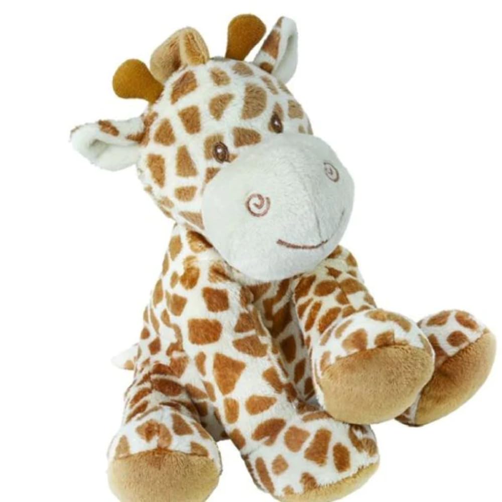 Suki BabySmall Bing Bing Soft Boa Plush Rattle with Embroidered Accents (Giraffe)