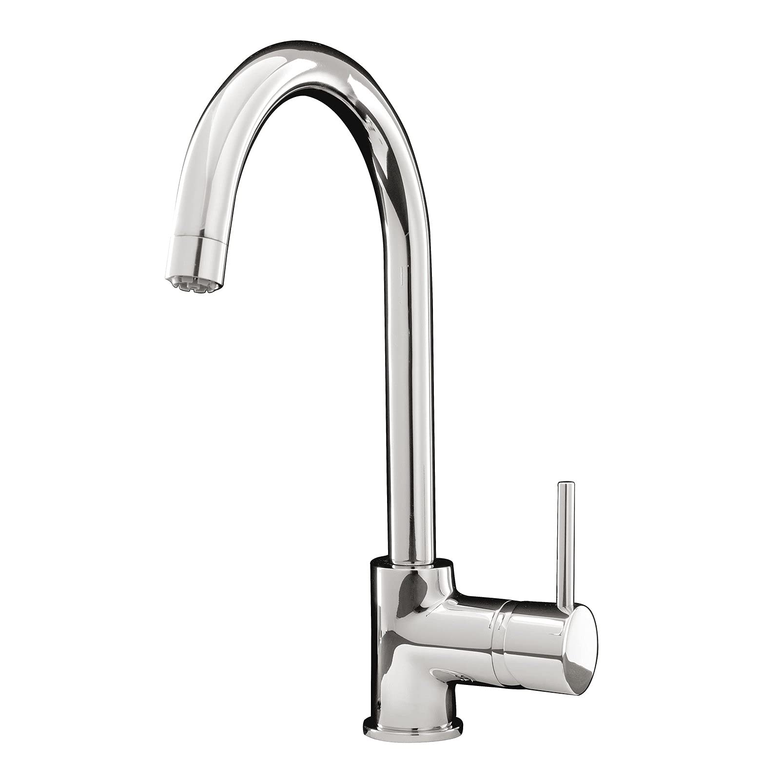 Nes HomeAnwick Kitchen Sink Tap Swivel Spout Single Lever Monobloc Mono Mixer Chrome