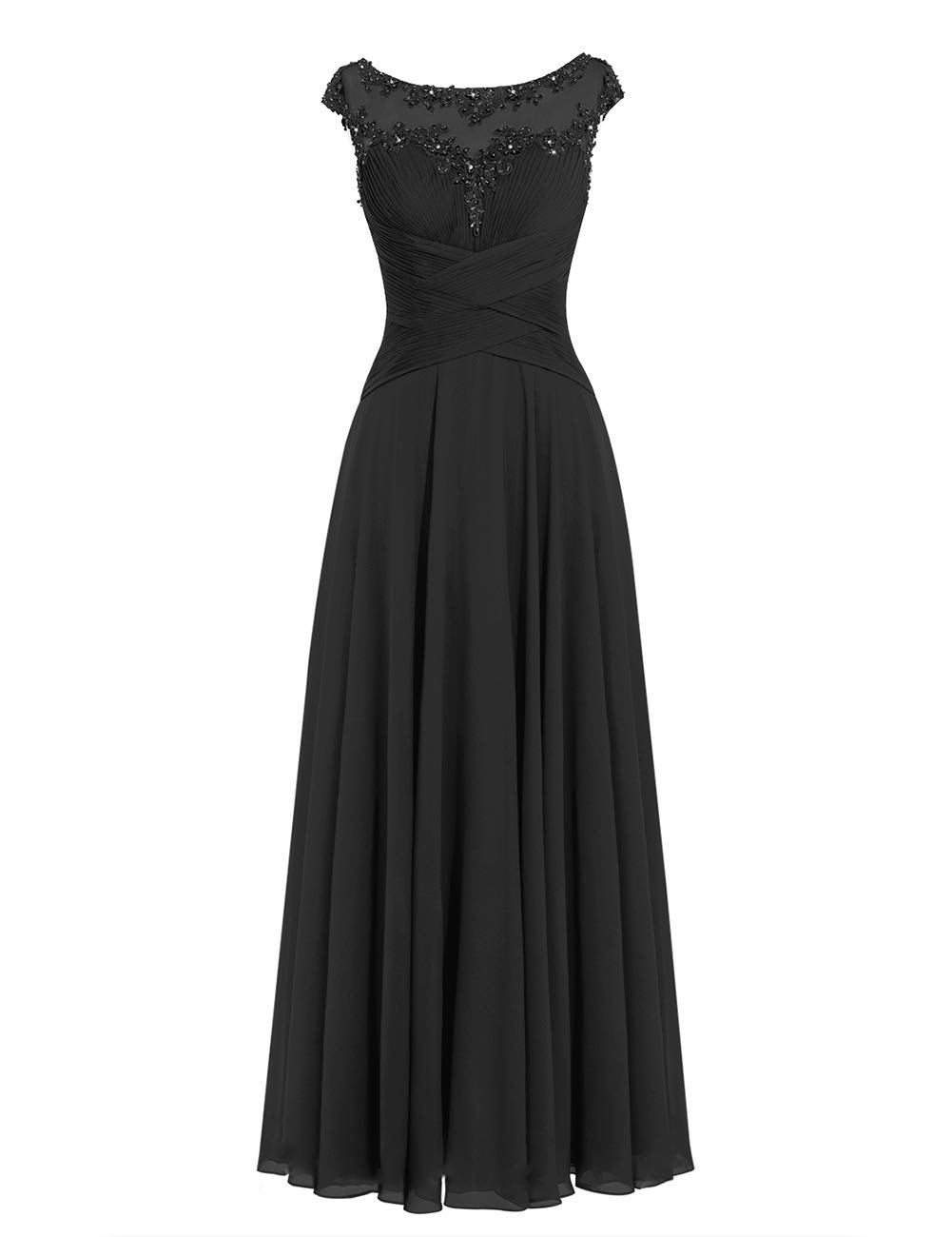 ModeCMother Of The Bride Dress Formal Wedding Party Gown Prom Dresses 2 Black