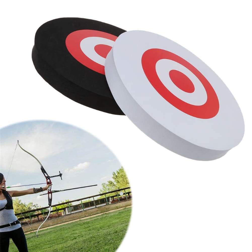 GBBHSKL 2 Pcs Round Archery Target - EVA Foam Arrow Target Shooting Bow Target 25cm - Portable Youth Archery Target for Backyard Shooting Ranges Practice