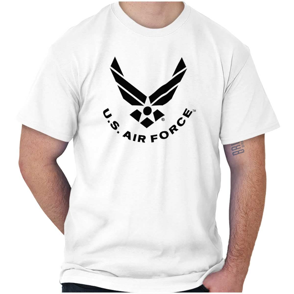 Brisco BrandsBrisco Brands US Air Force USAF Fly Fight Emblem Graphic T Shirt Men or Women