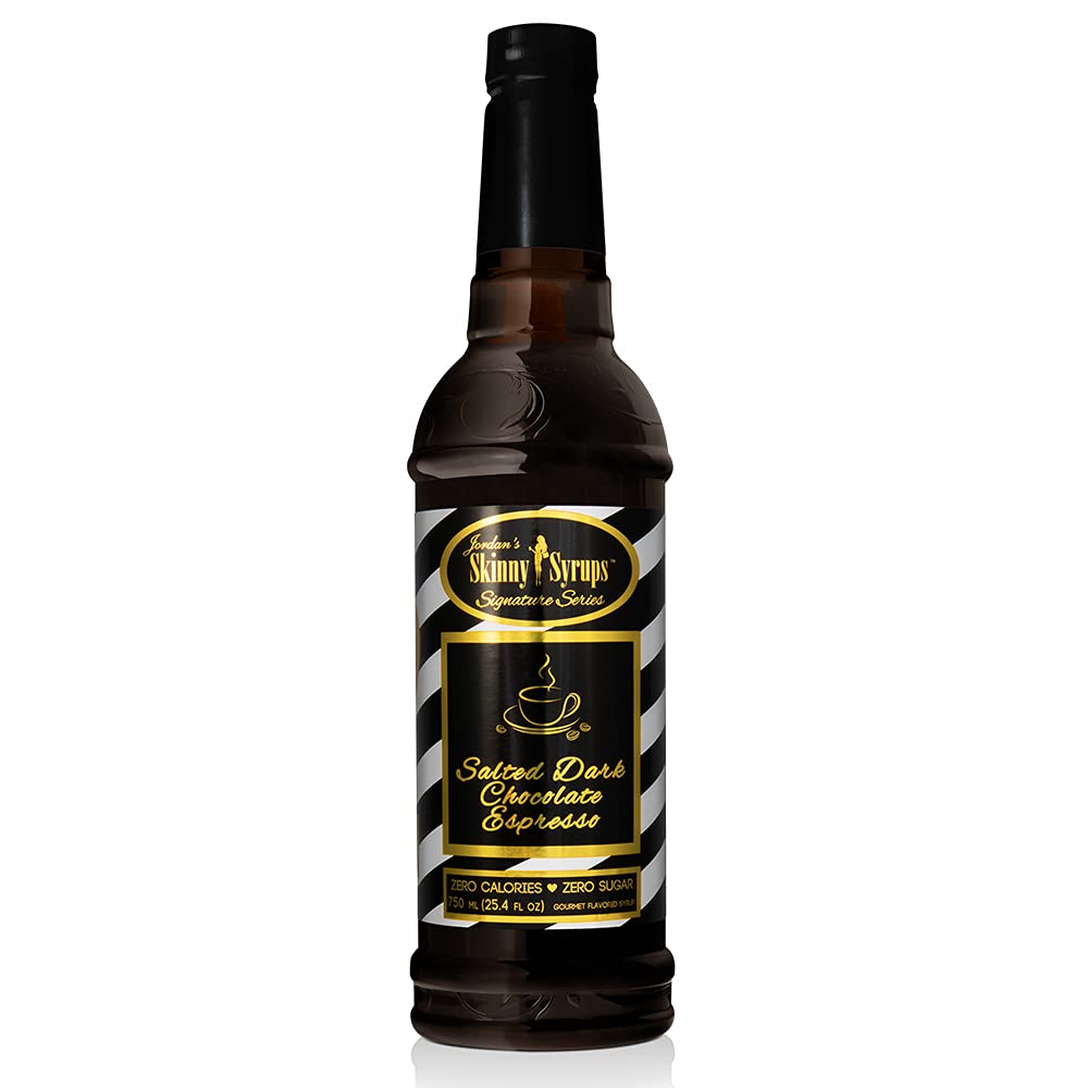 Salted Dark Chocolate Espresso- Jordan's Skinny Syrups- Sugar Free