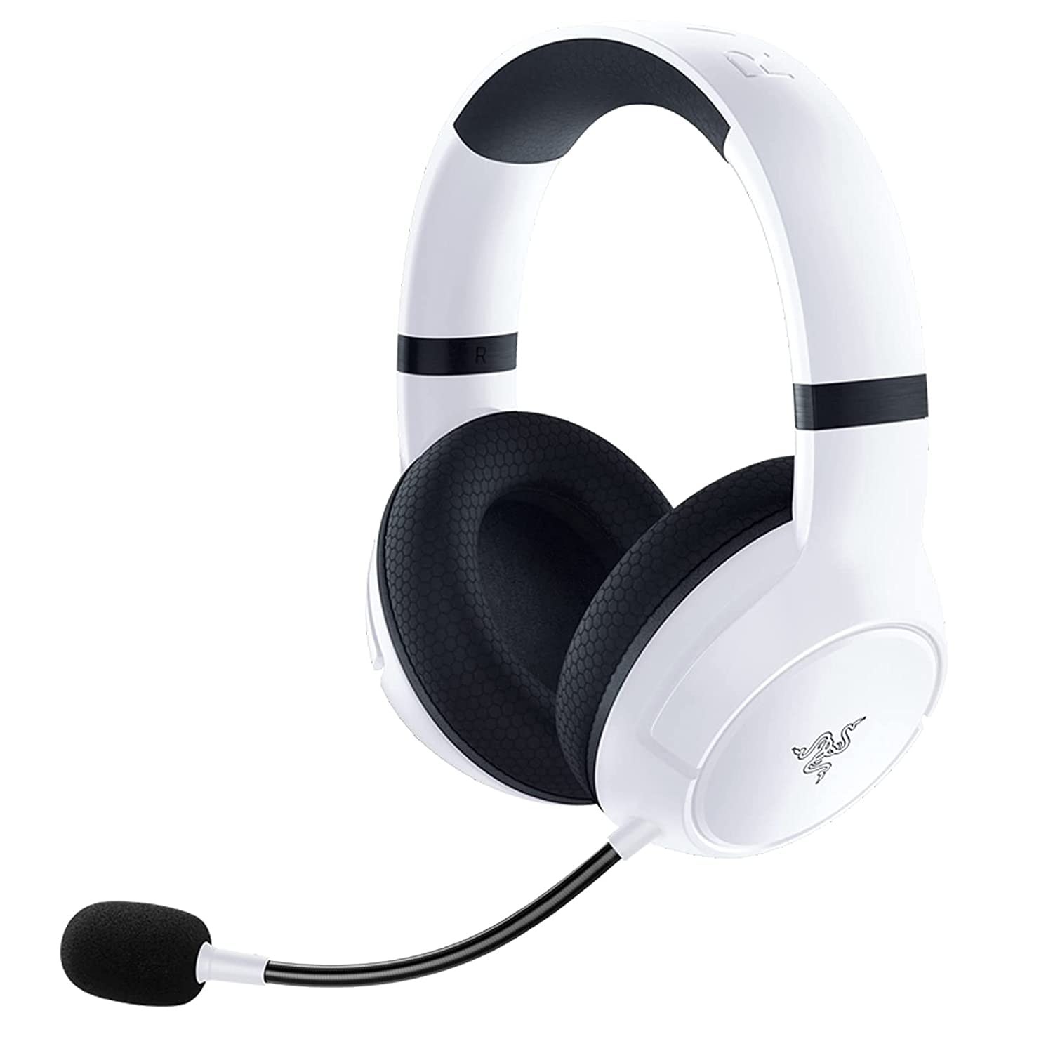 Razer Kaira for Xbox - Wireless Gaming Headset for Xbox Series X|S, Razer TriForce Titanium 50mm Drivers, Razer HyperClear Cardioid Mic, Breathable memory foam ear cushions - White