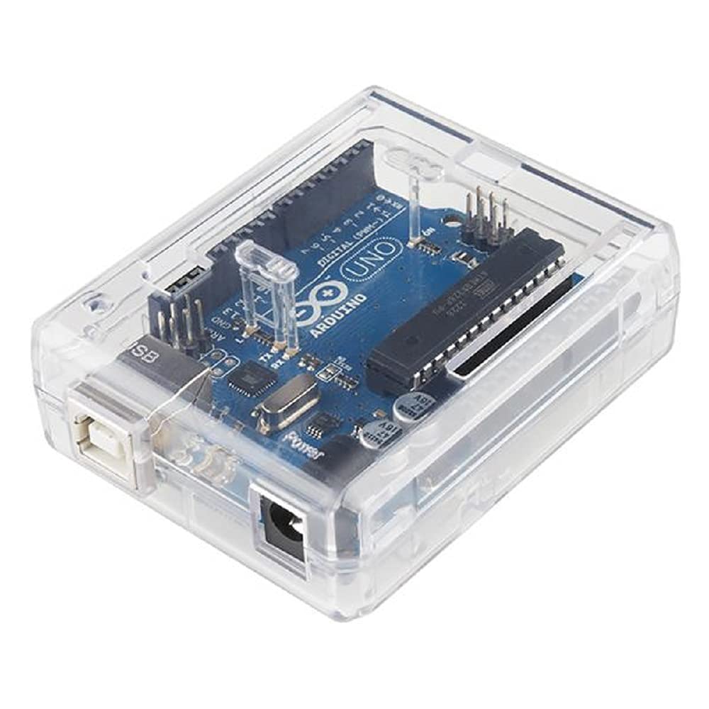 SB Uno R3 Case Enclosure New Transparent Clear Computer Box Compatible with Arduino UNO R3