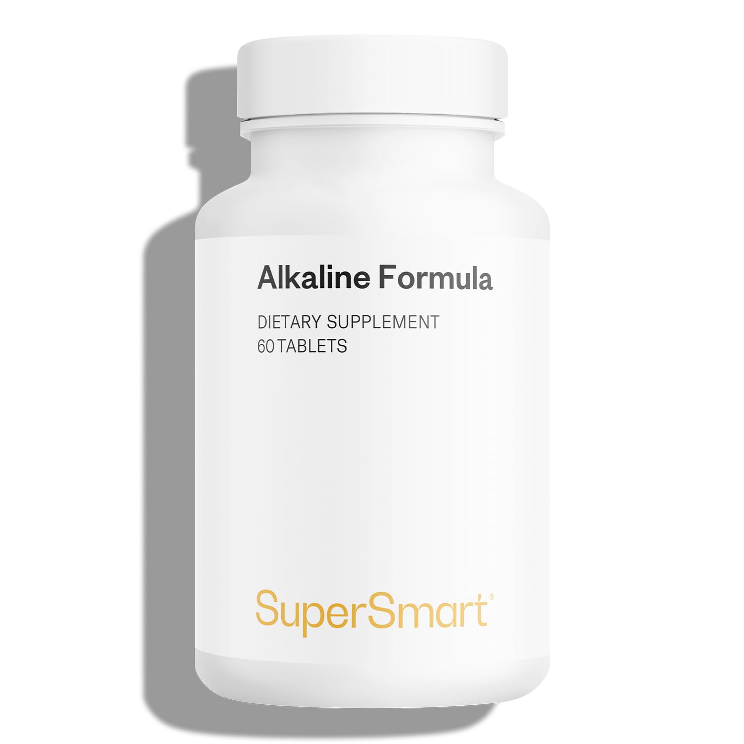 SupersmartAlkaline Formula Supplement (Advanced Formula) - with Potassium Phosphate, Calcium & Magnesium Citrate - pH Balance | Non-GMO & Gluten Free - 60 Tablets