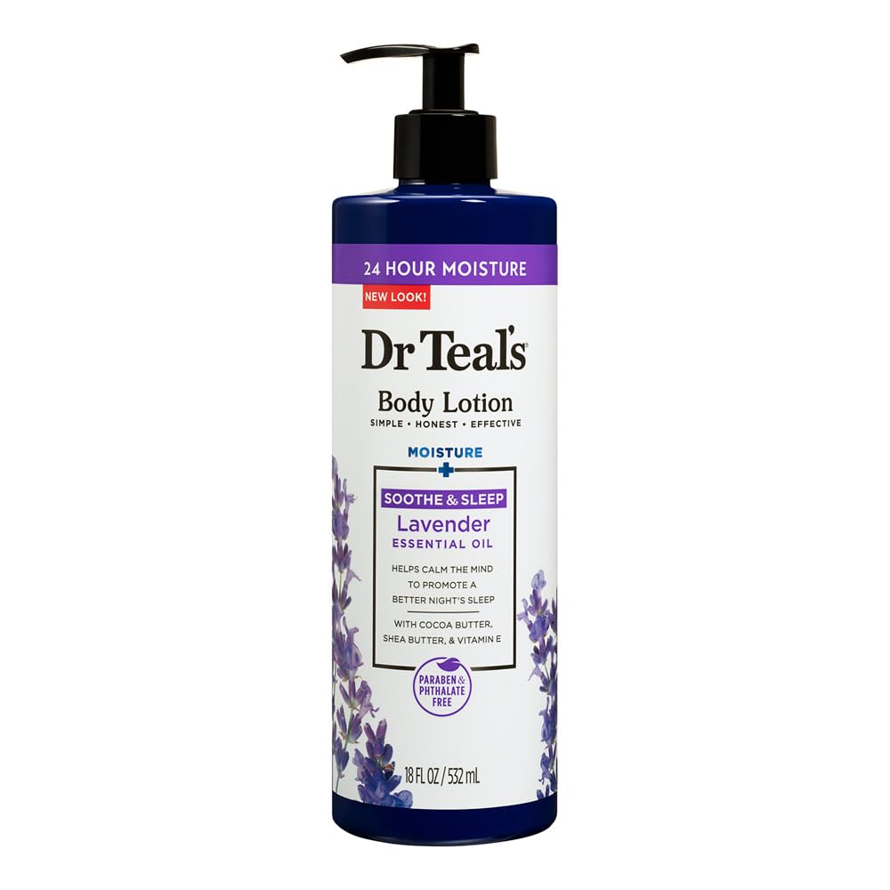 Dr. Teal's Body Lotion Moisture + Smoothing Lavender Essential Oil | Paraben & Phthalate Free 532ml (2)