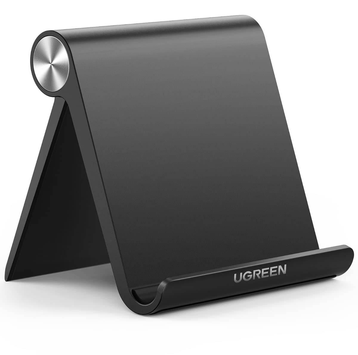 UGREEN Tablet Stand Holder Adjustable Portable Desktop Dock Office Compatible for iPad 10.2/iPad Pro 11 Inch/iPad 9.7/iPad Mini 5/4/3/2/iPad Air/iPhone 16/15/14/13/12 Black