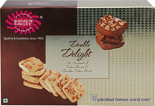 Karachi Bakery Double Delight with Chocolate and Cashew, 400g