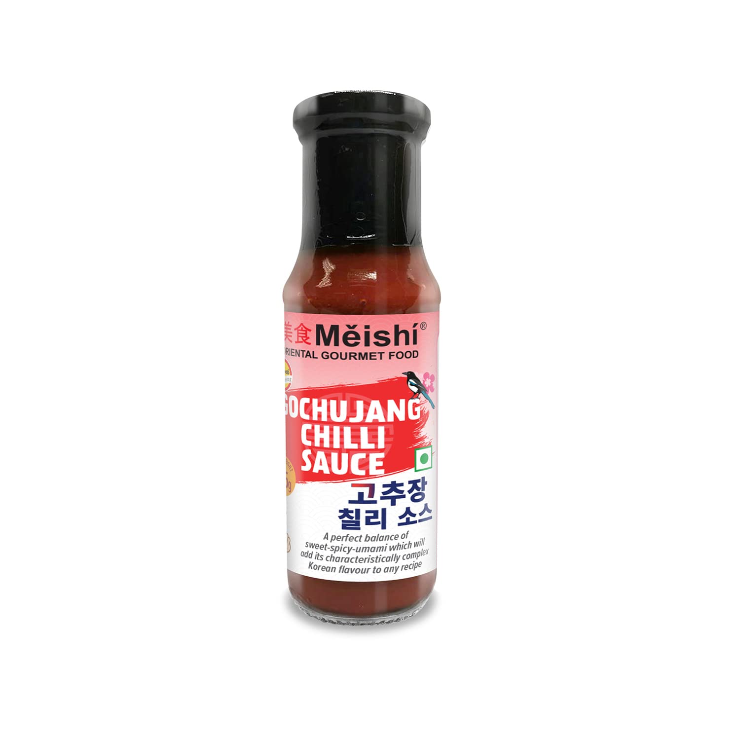 Meishi Korean Gochujang Chilli Sauce | Perfect Balance Of Sweet, Spicy, Umami Add Korean Flavour To Any Recipe, 175 Gram