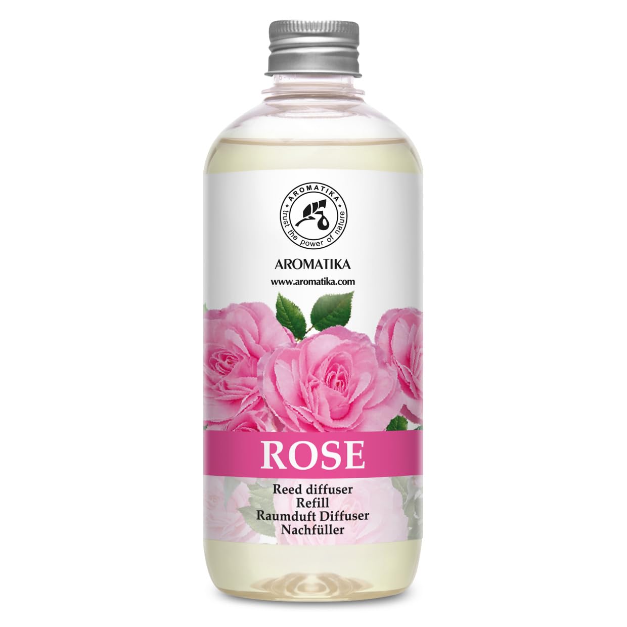 Rose Reed Refill Diffuser 17 Fl Oz - Room Diffuser Refill - Home Fragrance - Room Freshener - Scented Diffuser with Rose Aroma - Diffuser with Rose Scent - Floral Fragrance