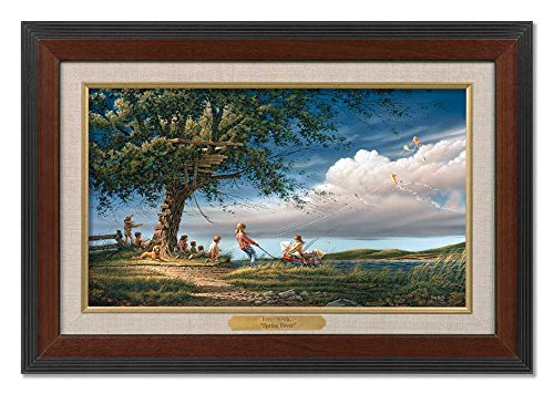 Wild Wings Spring Fever Framed Walnut Master Stroke by Terry Redlin