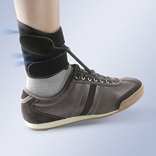 Boxia The Revolutionary Drop Foot Ankle Orthosis for Flaccid Paralysis Drop Foot - BLACK (Class 1 Medical Device) - Supplied to UK Hospitals (X Small)