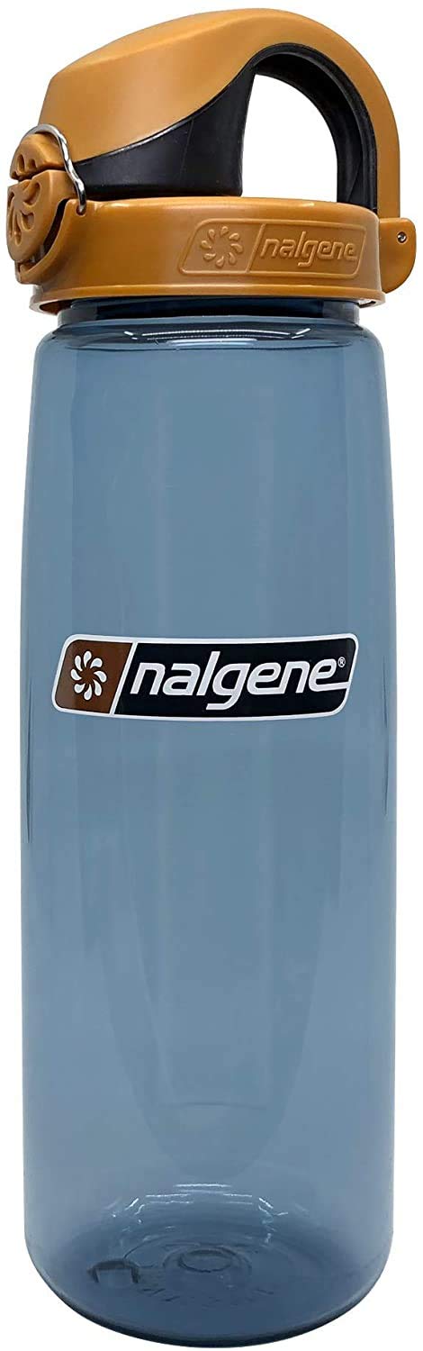 NalgeneOn the Fly BPA-Free Water Bottle, Rhino with Brown/Black, 24 Oz