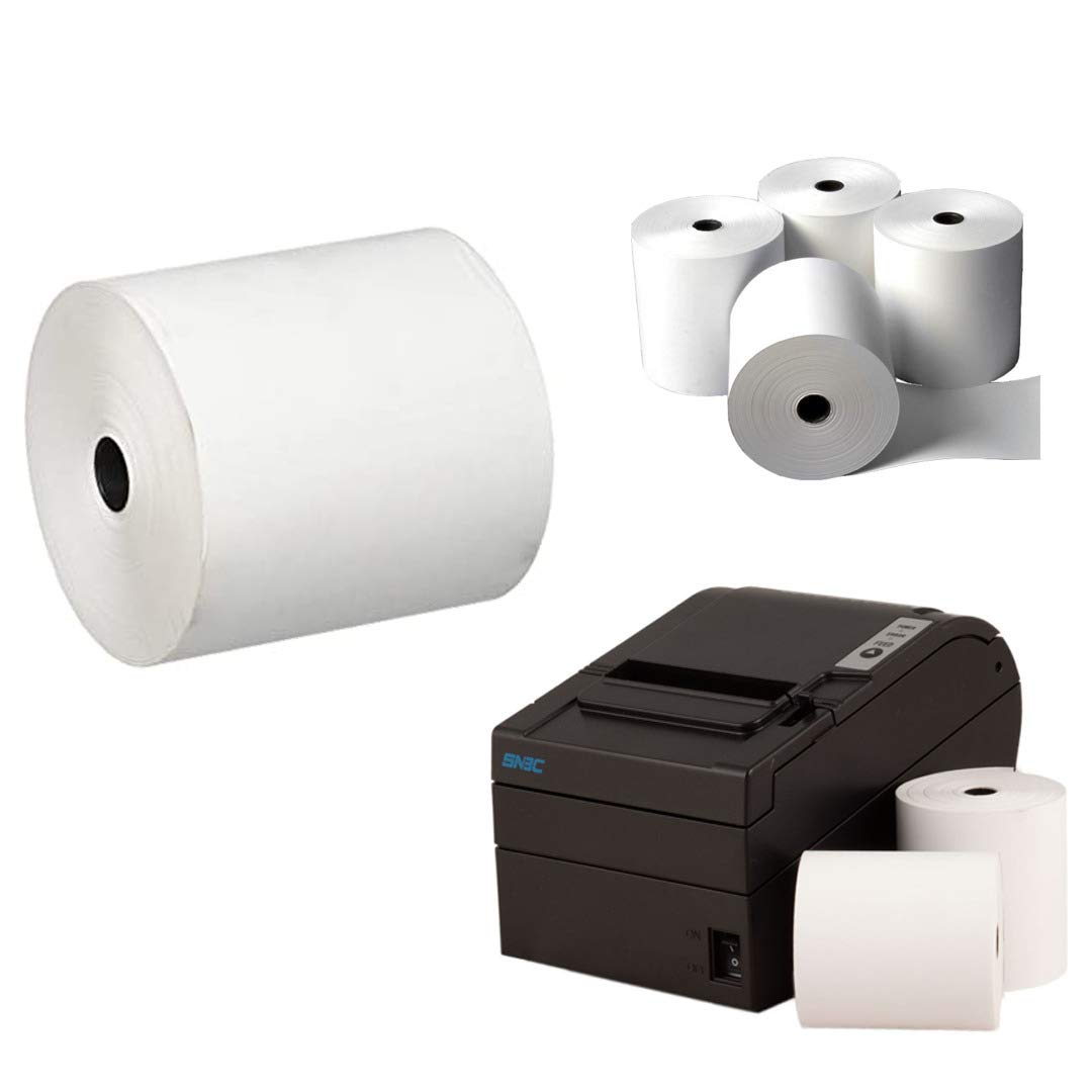 80 x 80mm x 12.7mm Thermal Paper Till Rolls Suitable for EPOS Epson, Star, Samsung, Bixolon POS Terminals Pack OF (1,5,10,15,20,40,60,80,100,200,500,1000) Rolls (1, Thermal Rolls 80mm x 80mm x 12.7mm)