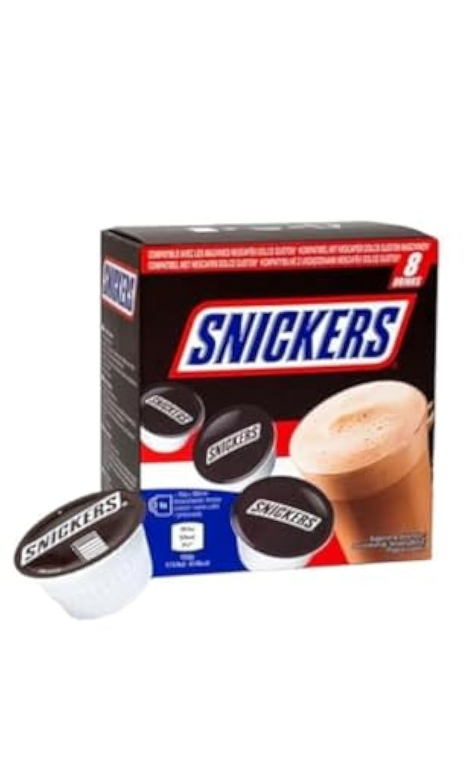 Snickers 8 pods for Dolce Gusto Sneaker Lalla Deluche