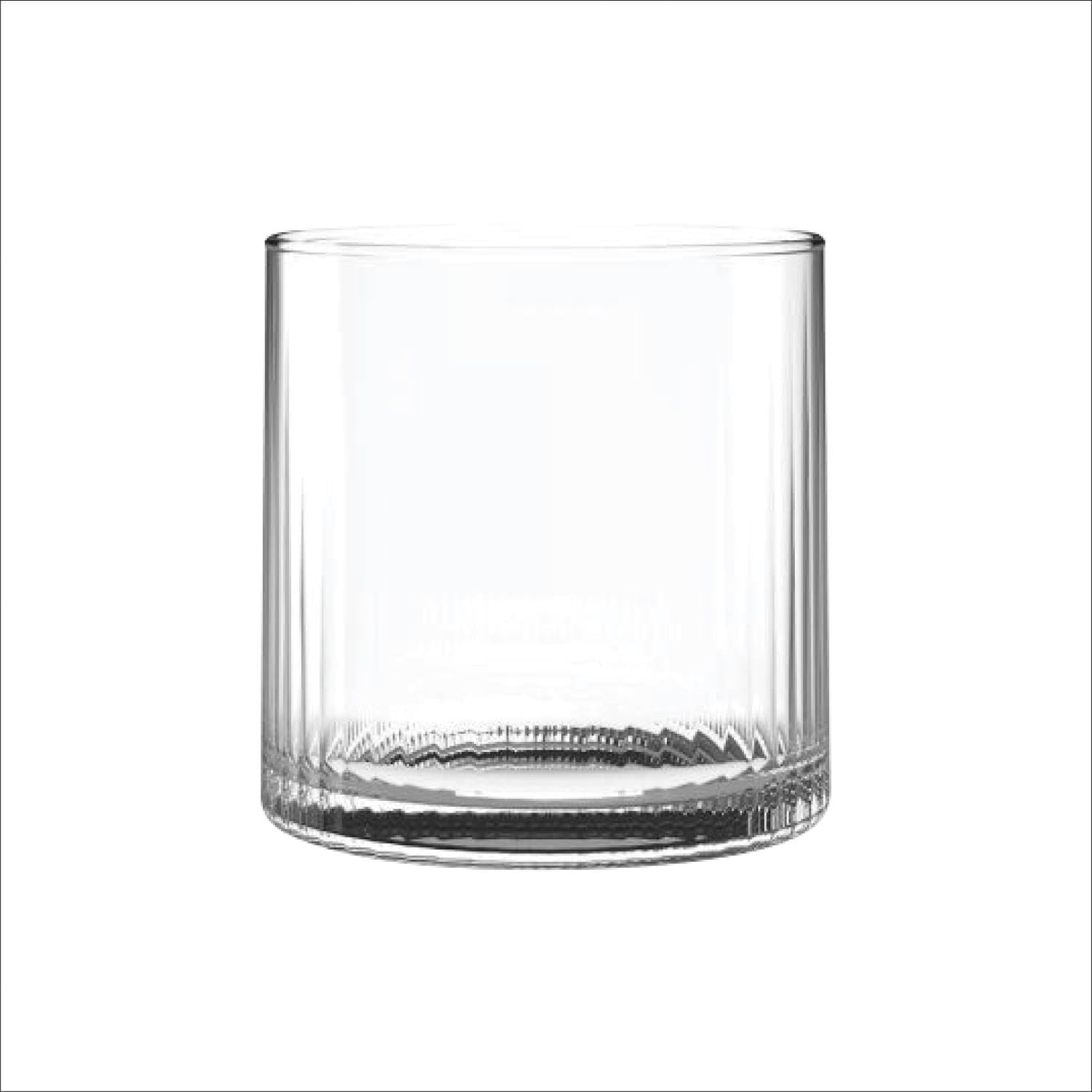 Ocean Pulse Double Rock Glass, Set Of 6, 355Ml, B24612, Rock Glass, Double Rock Glass, Lowball Glass, Water Glass, Whiskey Glass, Whisky Glass, Old Fashioned Glass, Scotch Glass