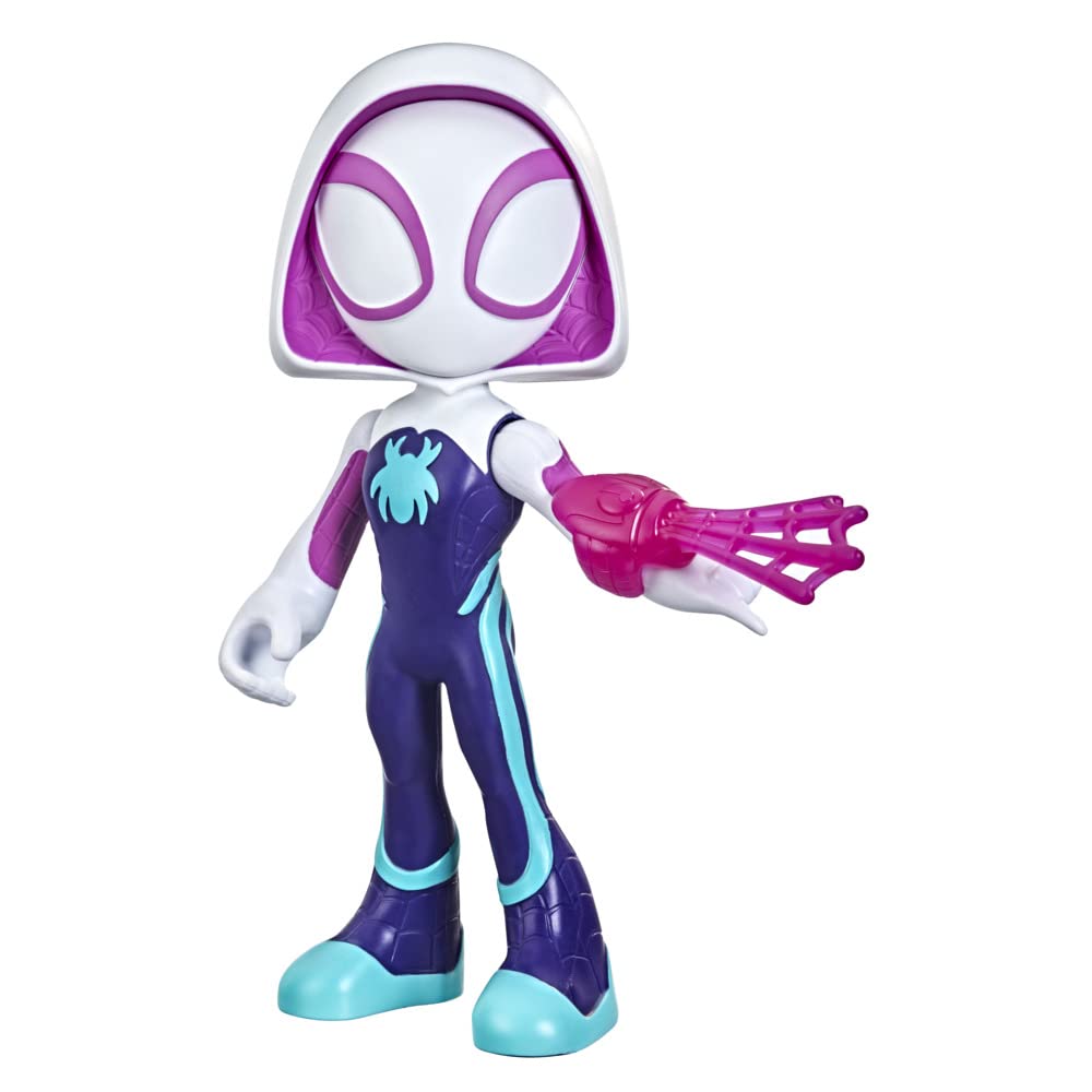 Hasbro Marvel Spidey and His Super Friends Extra Large Ghost Figure from the Marvel Series with Movable Limbs and Accessories, Children Aged 3+