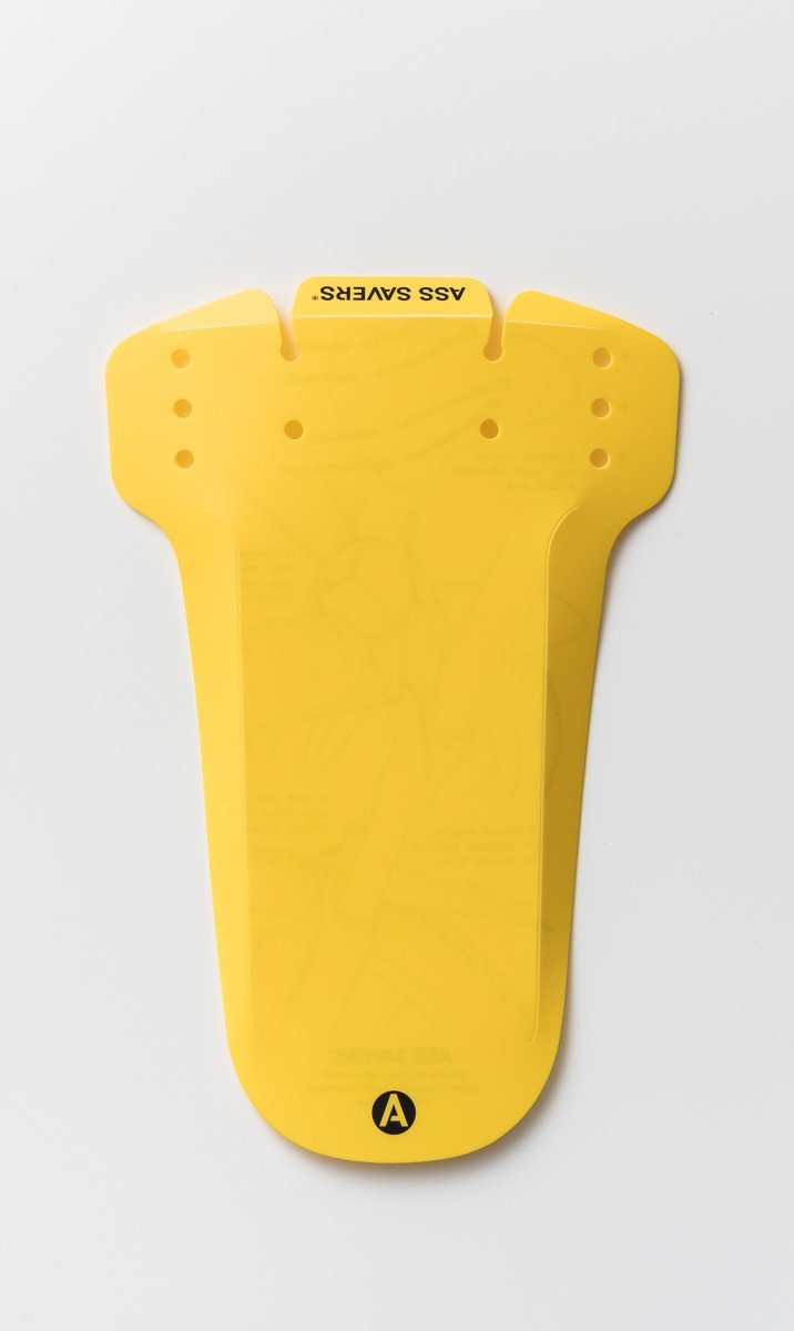 Ass Savers Unisex's MRF-1-YLW Bicycle fenders, Yellow, Regular