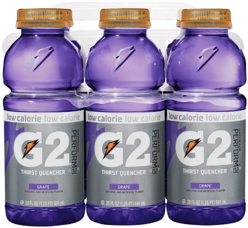 GatoradeG2 Sports Drink, Grape, Low Calorie, 20-Ounce Bottles (Pack of 12)