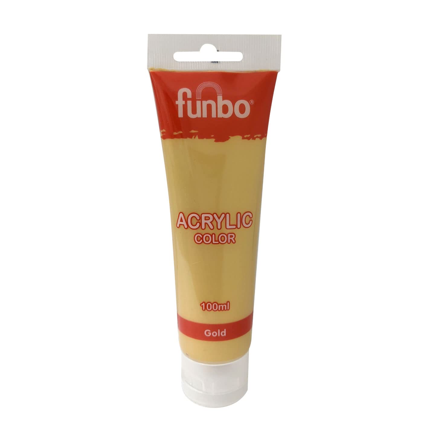 Funbo Acrylic Tube 100 ML | (144 GOLD)