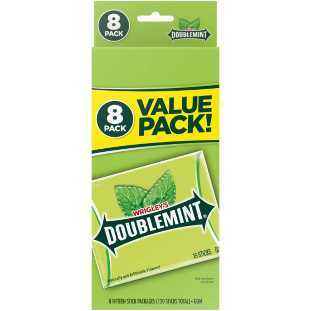 DoublemintWrigley's Doublemint Chewing Gum, 6 Value Packs (48 packs total)