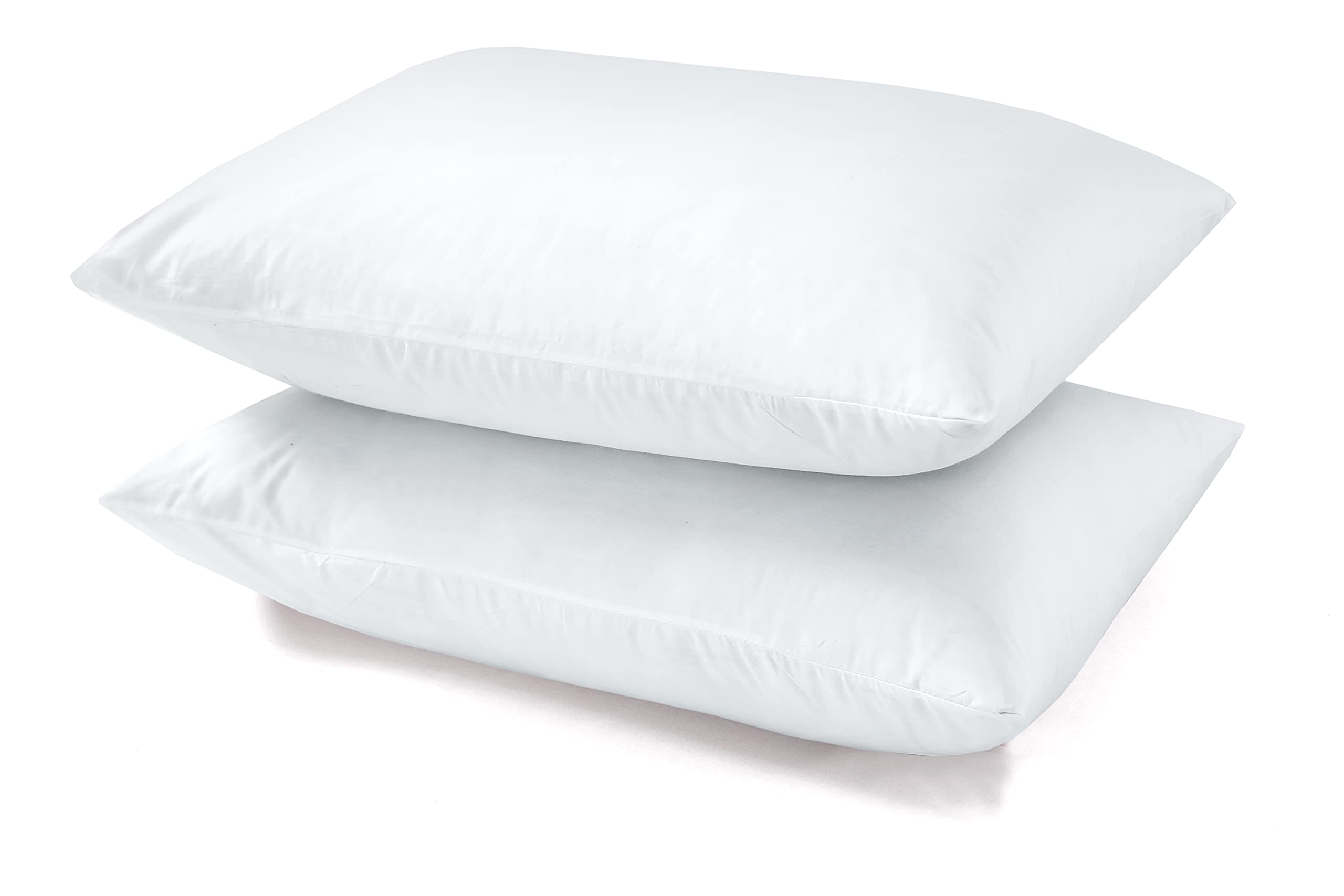 SAPPHIRE COLLECTION WHITE 100% EGYPTIAN COTTON PAIR OF PILLOWCASES 200 THREAD COUNT 50 X 75 CM