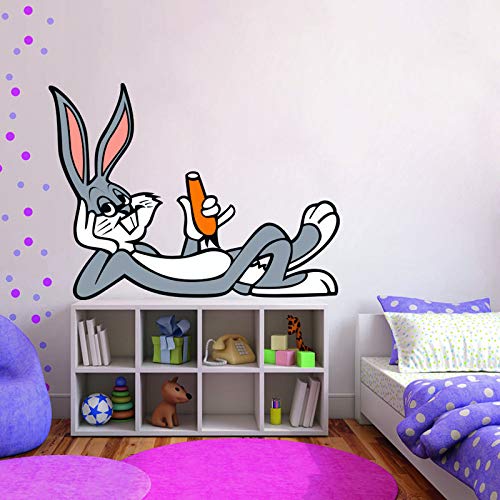 Meetcute™ Sticker Decals Beautifull Funny Rabbit Decoration Wall Sticker Size 56 X 61 cm