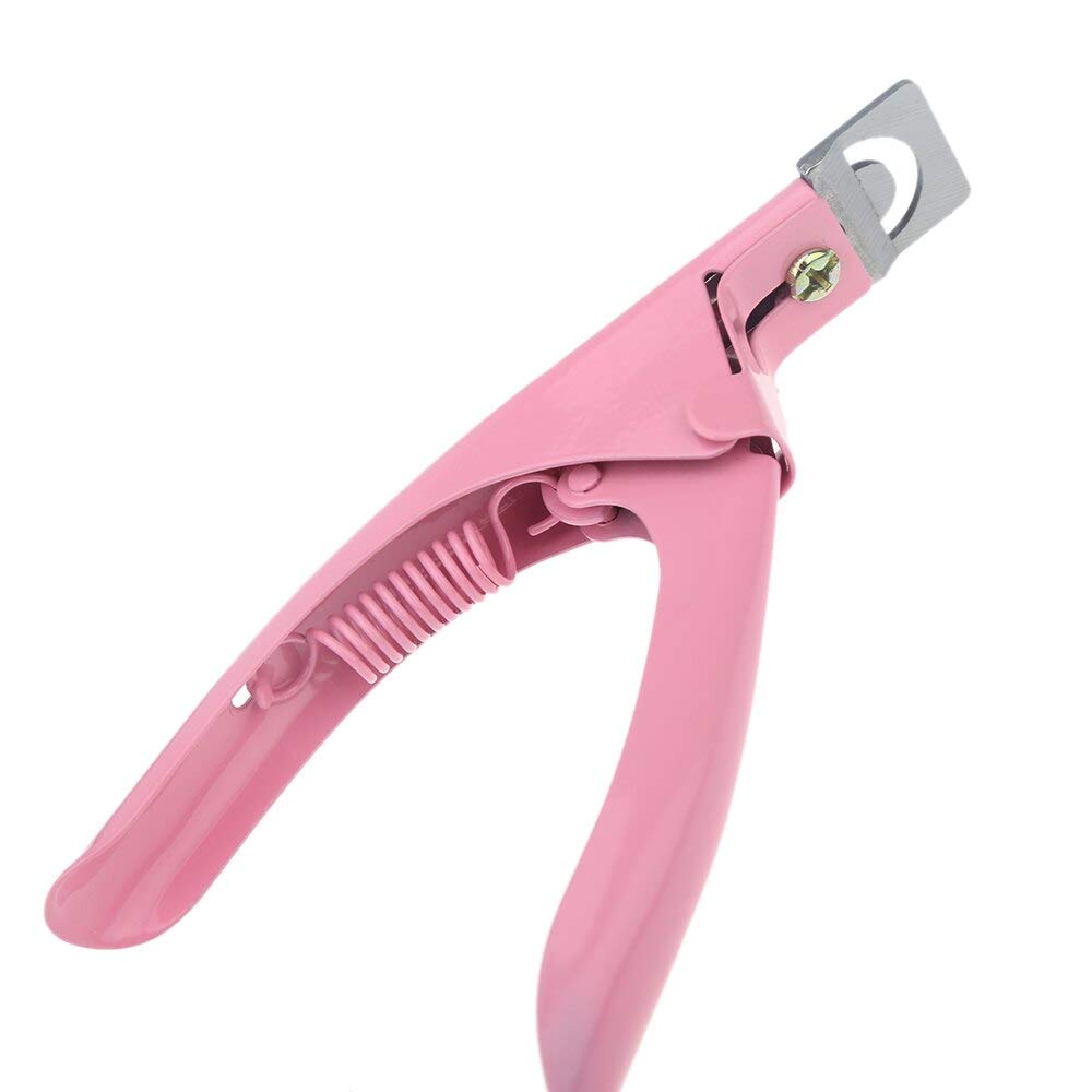 ATNails Nail Clipper Manicure Tool Acrylic Gel False Nail Clipper/Edge Cutter Tips Nail Professional Pink or Silver sent at random