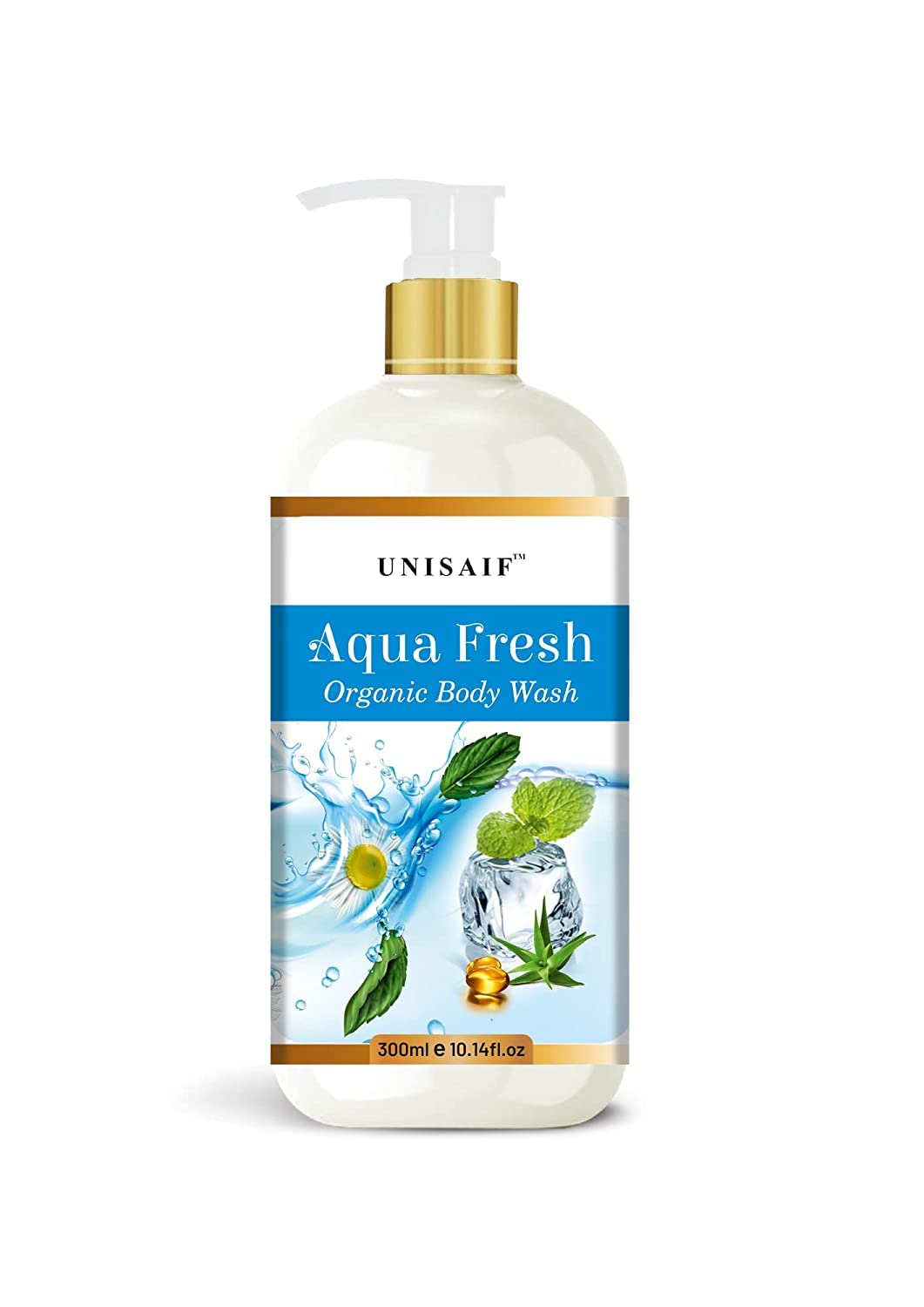 Unisaif Aqua Organic Body Wash 300ml