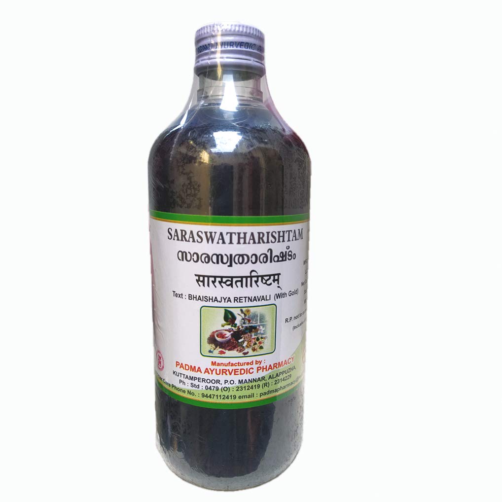 Padma Ayurvedic Pharmacy SARASWATHARISHTAM 500 ML