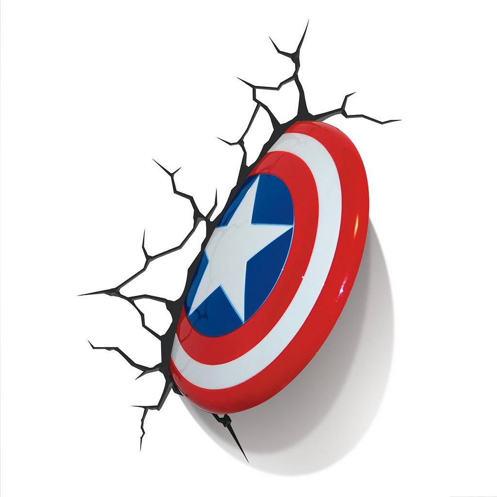 3D Light FX Marvel Captain America Shield Wall