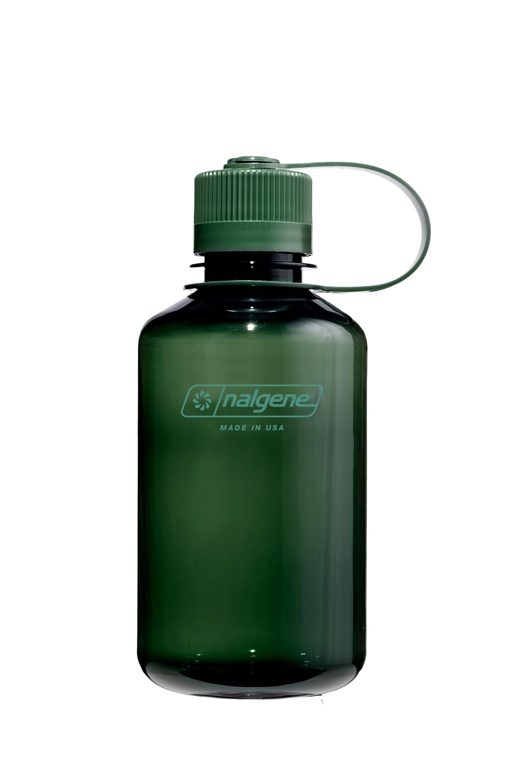 Nalgene Sustain Tritan BPA-Free Water Bottle Made with Material Derived from 50% Plastic Waste, 16 OZ, Narrow Mouth