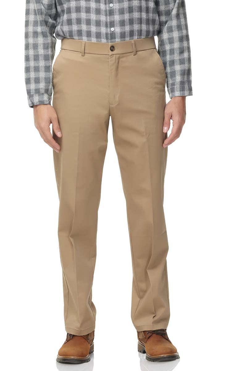 SoojunMen's Classic Fit Casual Stretch Khaki Pant Easy Flex Pants