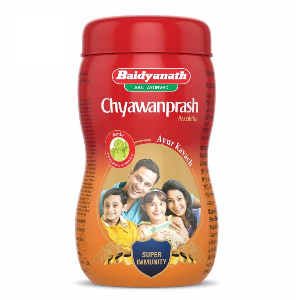 Baidyanath Asli Ayurved Chyawanprash 950g for Daily Health | Ayurvedic, Natural | All Age Groups| Builds Overall Health | With Goodness of 42+ Ayurvedic Herbs