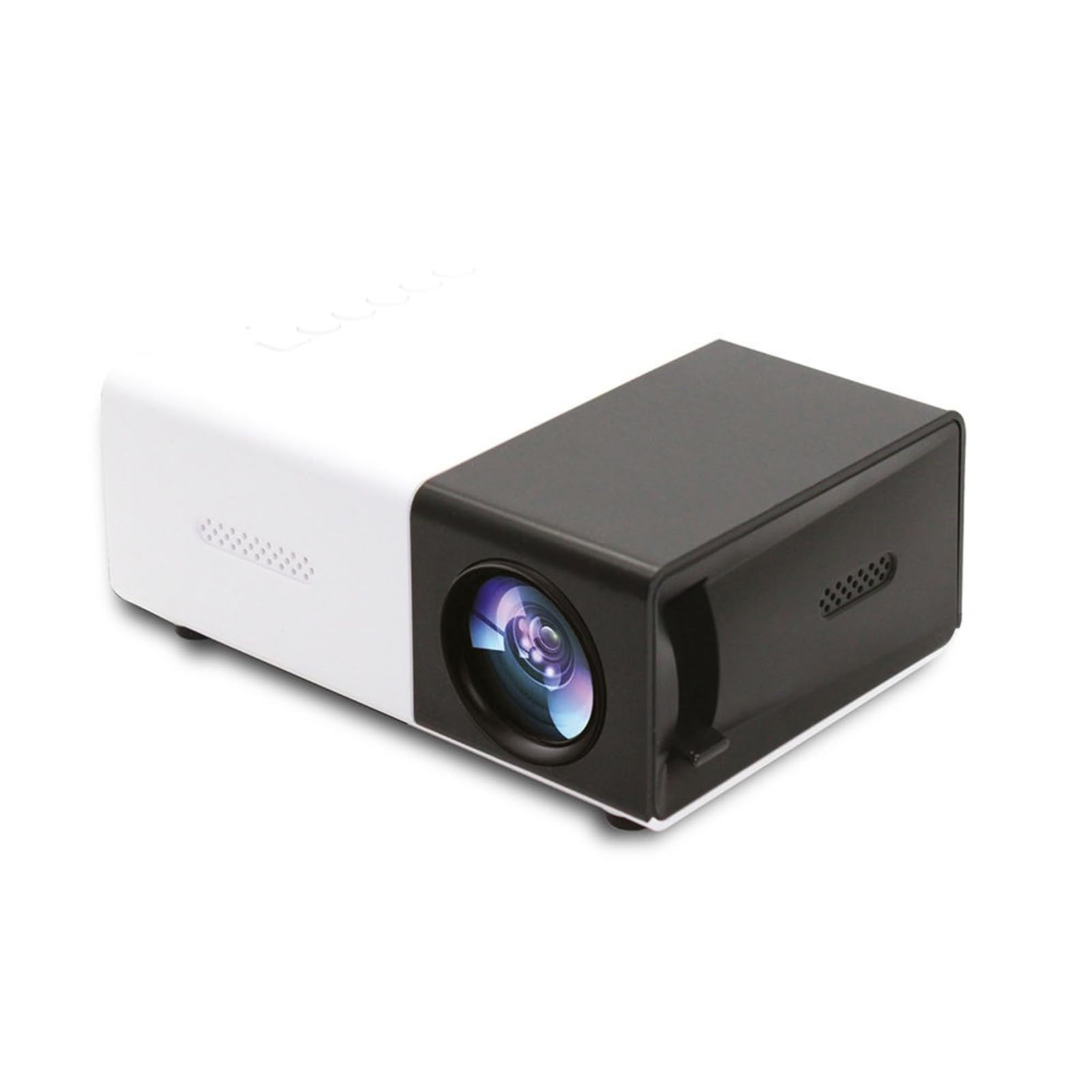 DiyeeniMini Projector,Portable Movie Projector, Smart Home Projector for Home Theater, Compatible with HDMI,USB,Audio,TF Card,AV and Remote Control