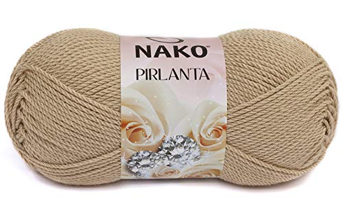 Nako Pirlanta Beige Hand Knitting Yarn (6742)