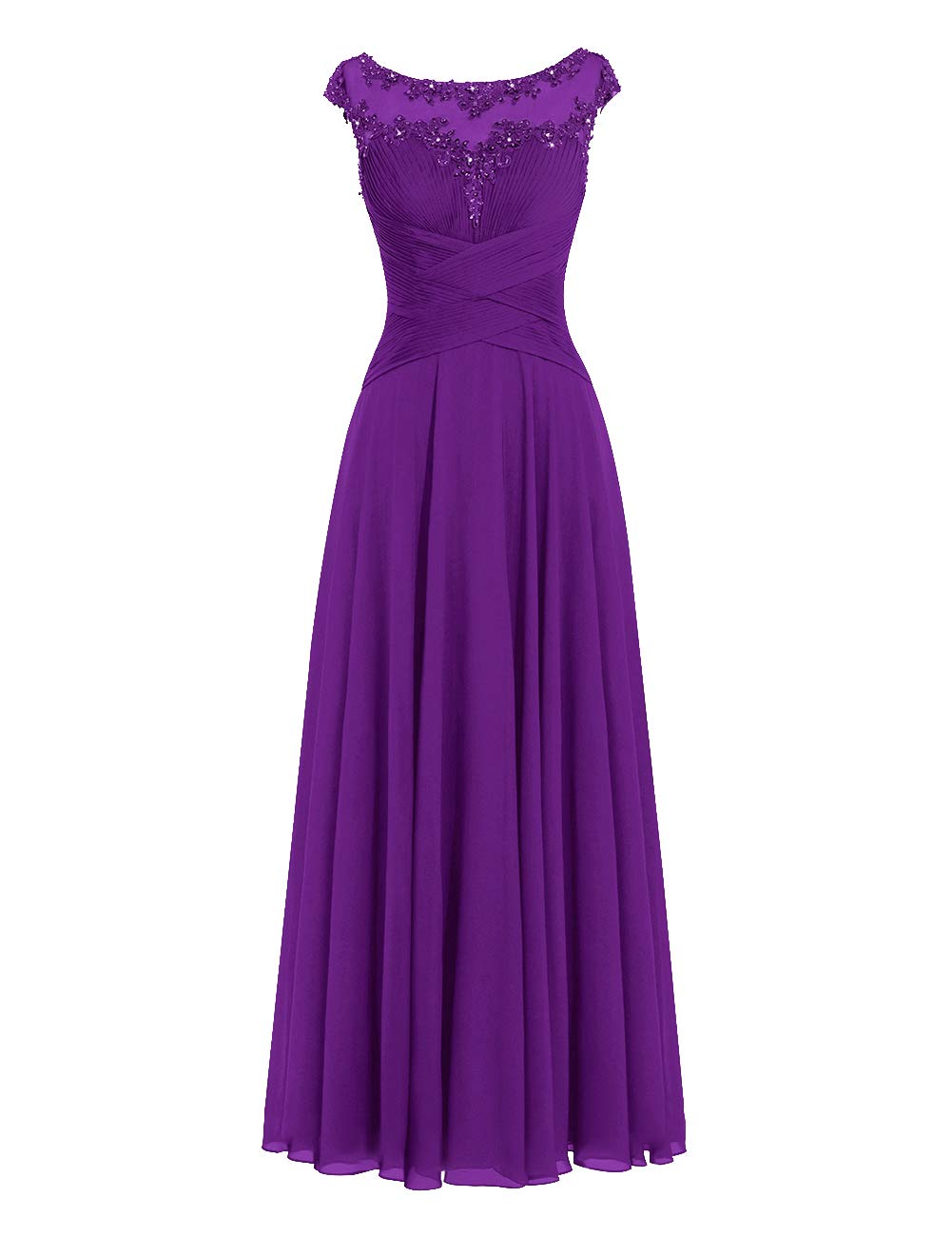 ModeCMother Of The Bride Dress Formal Wedding Party Gown Prom Dresses 20W Purple