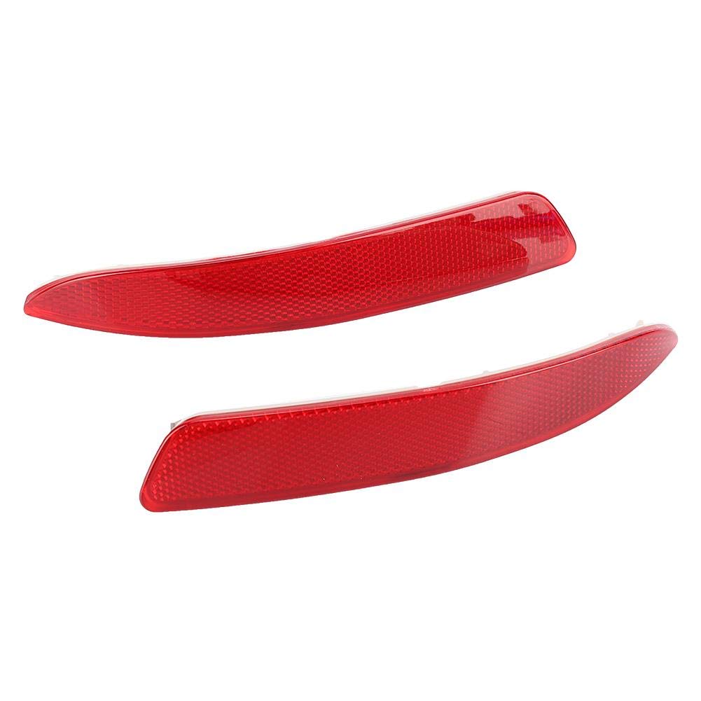 Suuonee Bumper Reflector, Red Rear Bumper Reflector 63217158949 63217158950 Fit for E70 X5 2007-2013 (Left & Right)